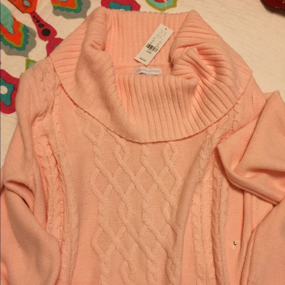 Pink sweater